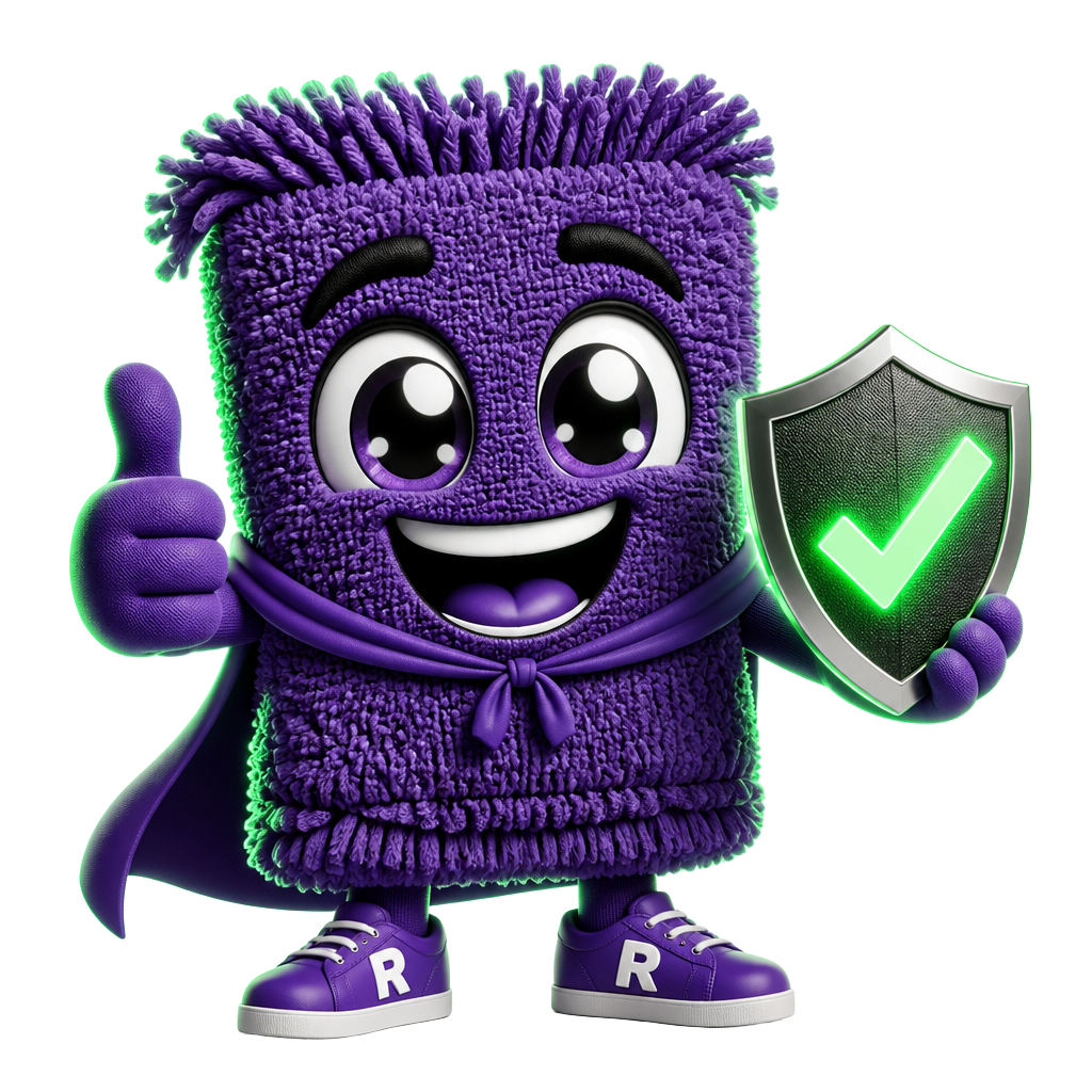 Purple Ruggy presenting the final verdict